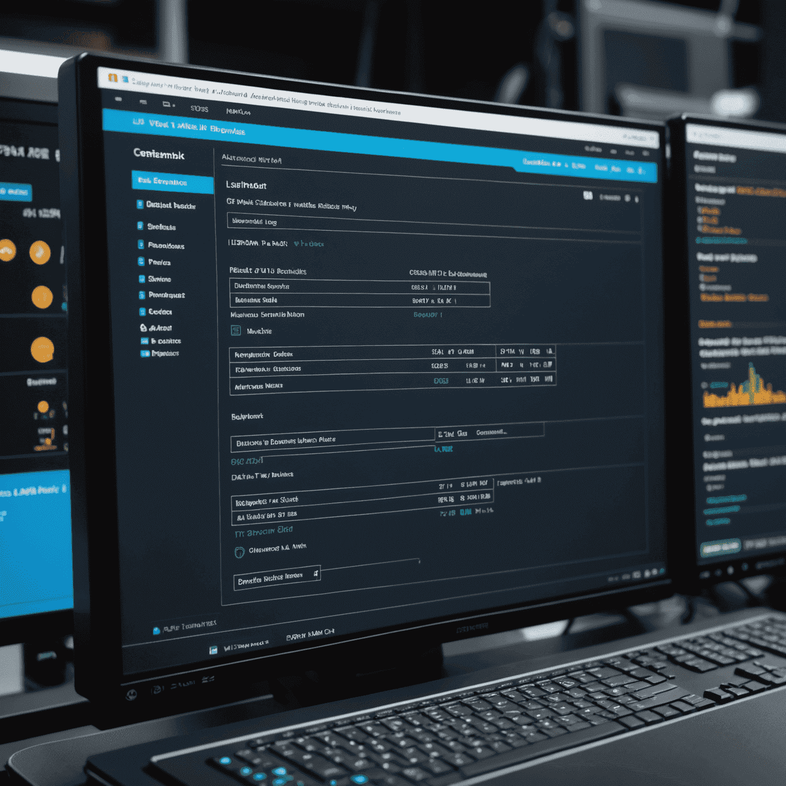 Interface d'Advanced IP Scanner montrant un scan de réseau en cours avec une liste d'appareils détectés