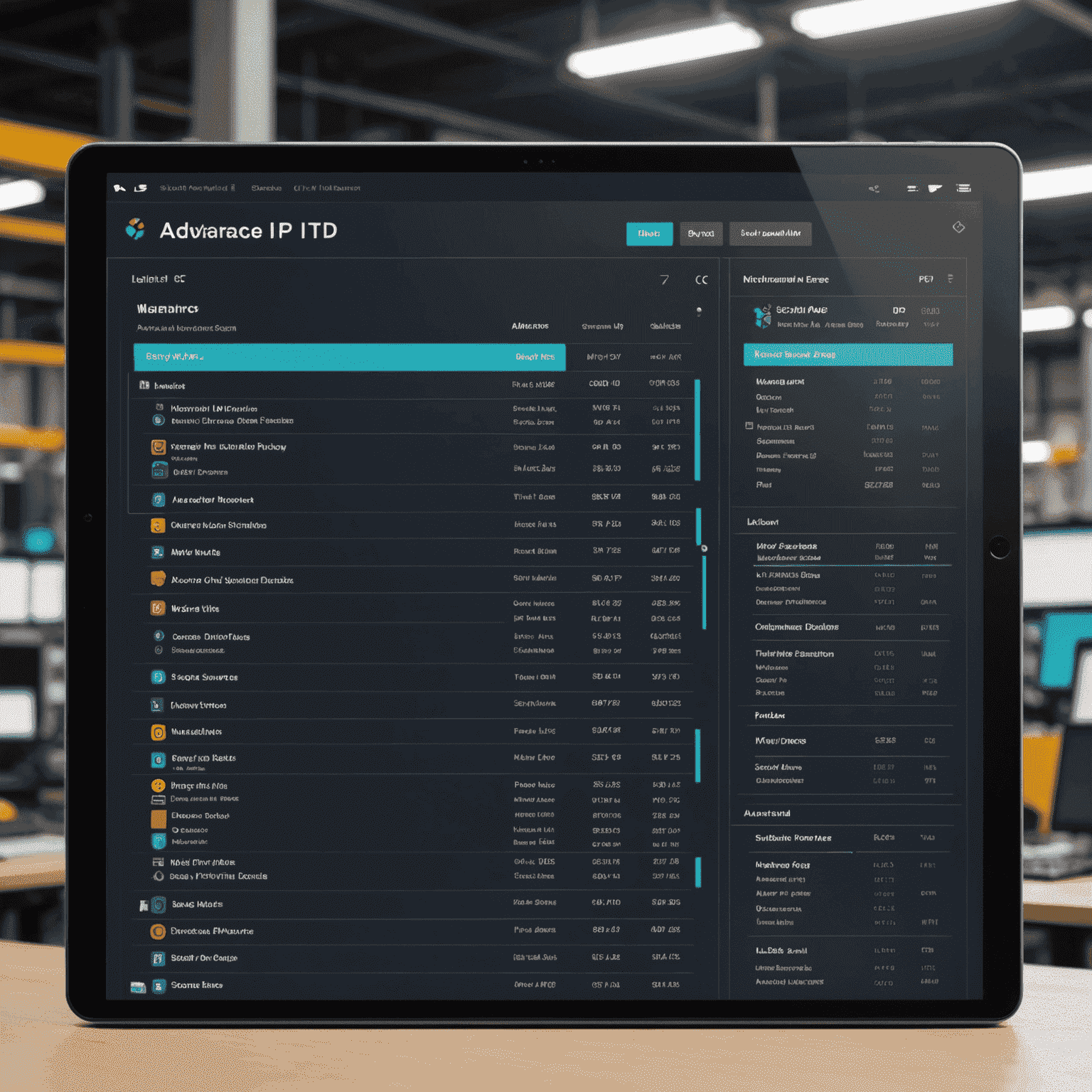 Interface d'Advanced IP Scanner montrant un scan de ports en cours, avec une liste détaillée des ports ouverts et des services associés pour plusieurs appareils
